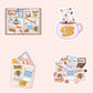 Gilmore Girls-inspired stickers featuring cozy Stars Hollow icons, Luke’s coffee, books, autumn details and town favourites