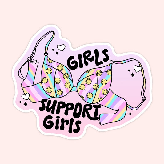 Girls Support Girls Sticker