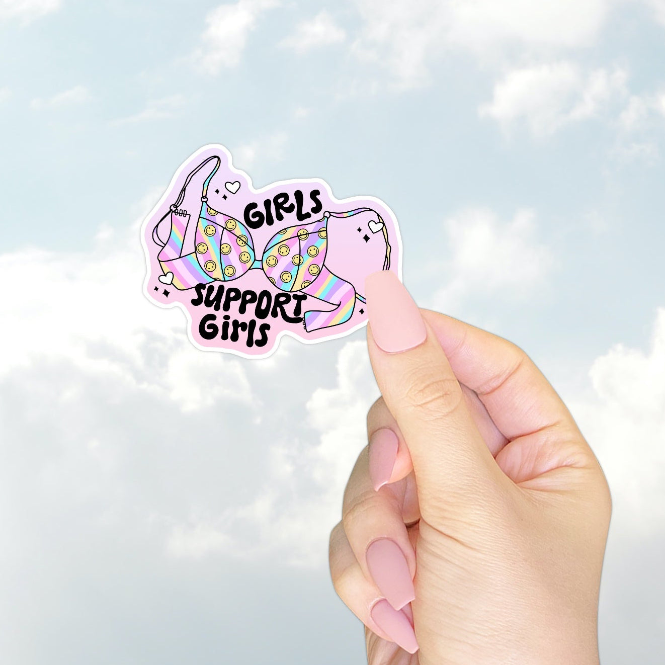 Girls Support Girls Sticker