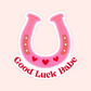 Good Luck Horseshoe Sticker