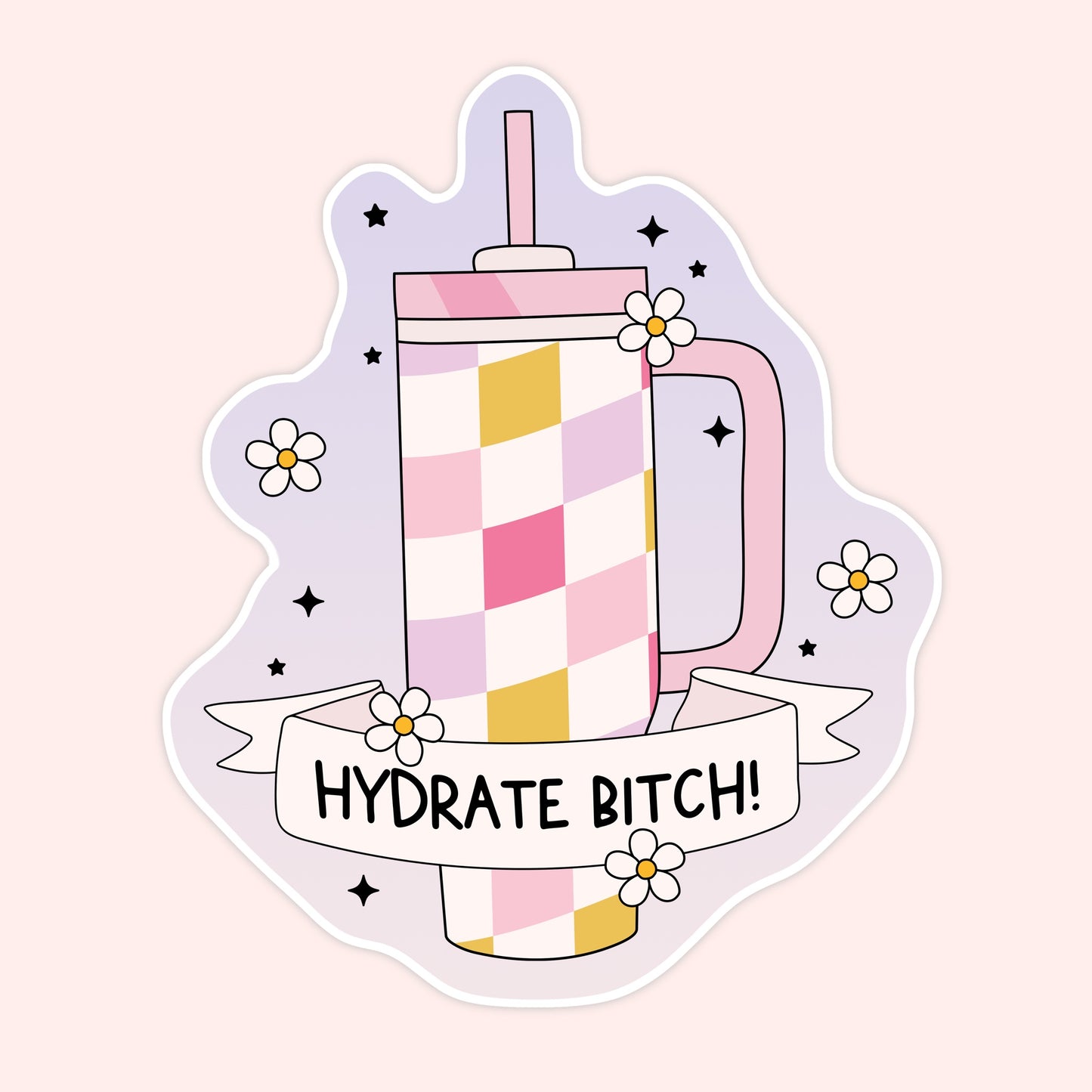 Hydrate, Bestie! Sticker