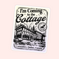 cottage sticker black and white cabin canada aesthetic