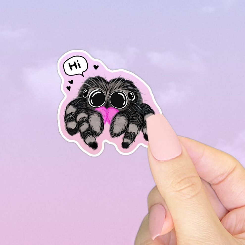 Hi Jumping Spider Sticker