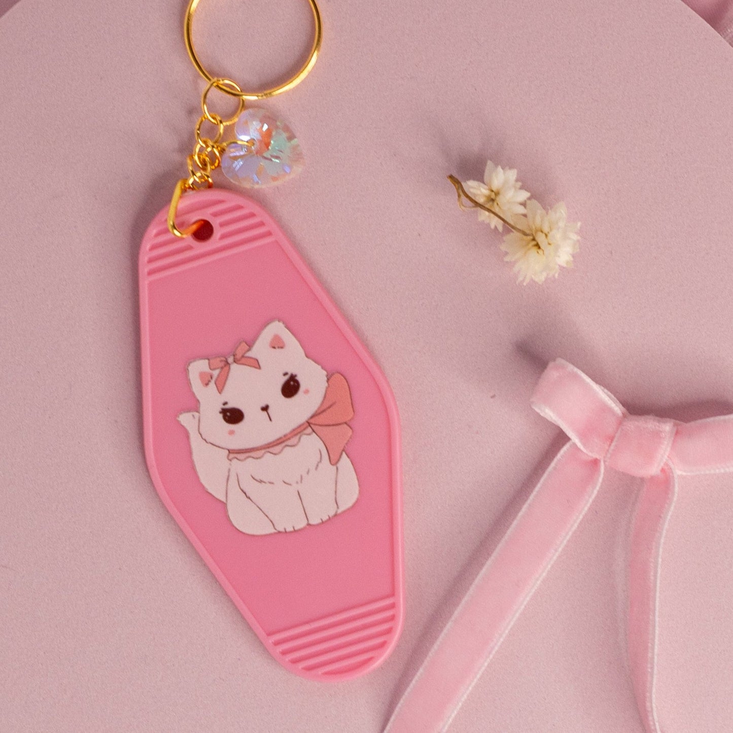 Literally Just a Girl Keychain 💅💖