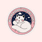 Midnights Magic: Sleeping Celestial Cat Lyric Sticker