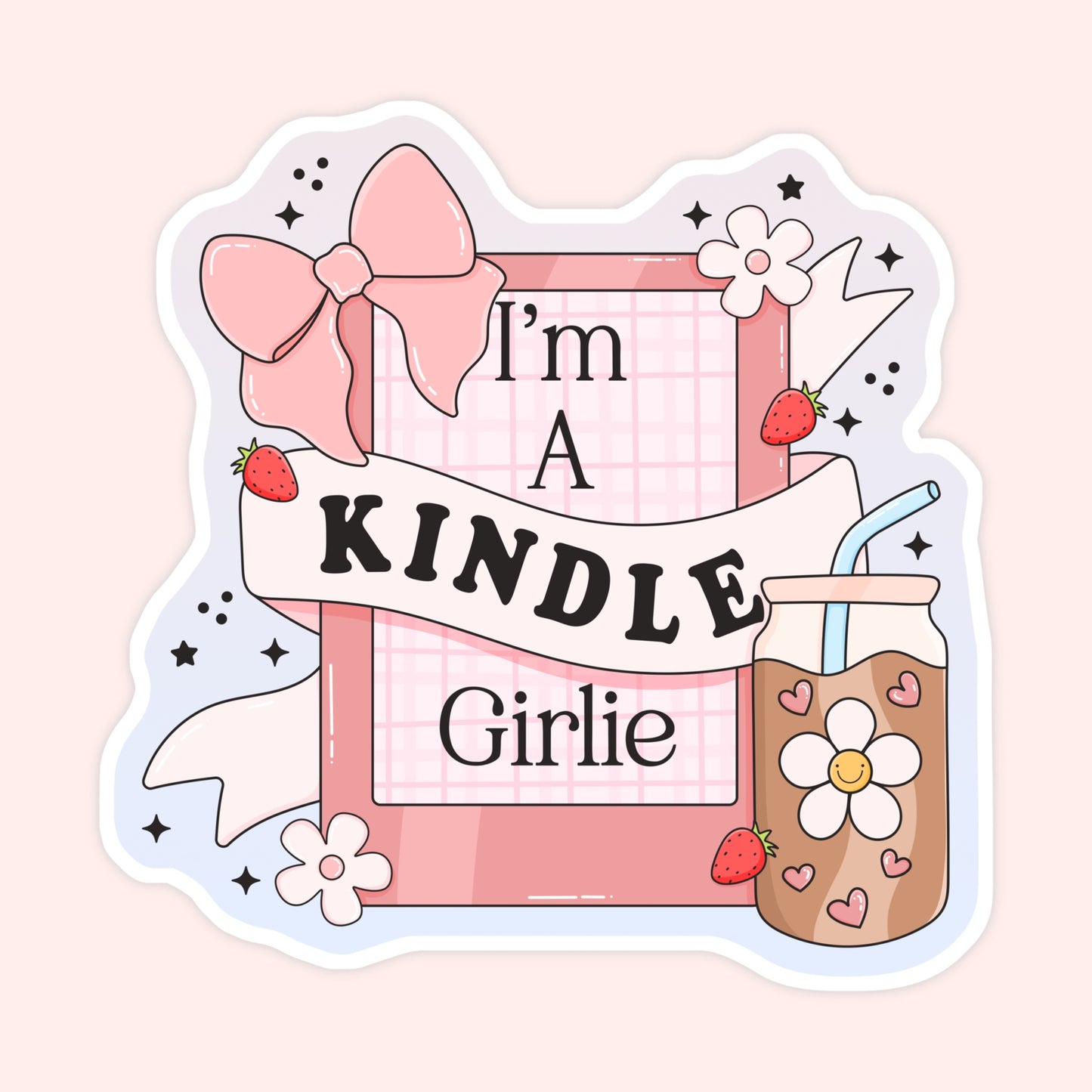 I’m a Kindle Girlie Sticker