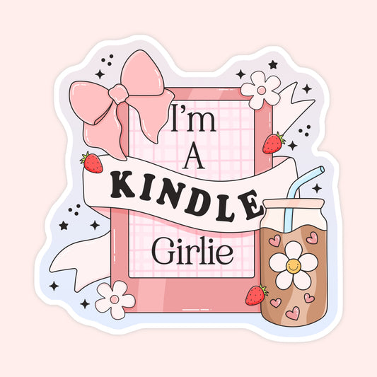 I’m a Kindle Girlie Sticker