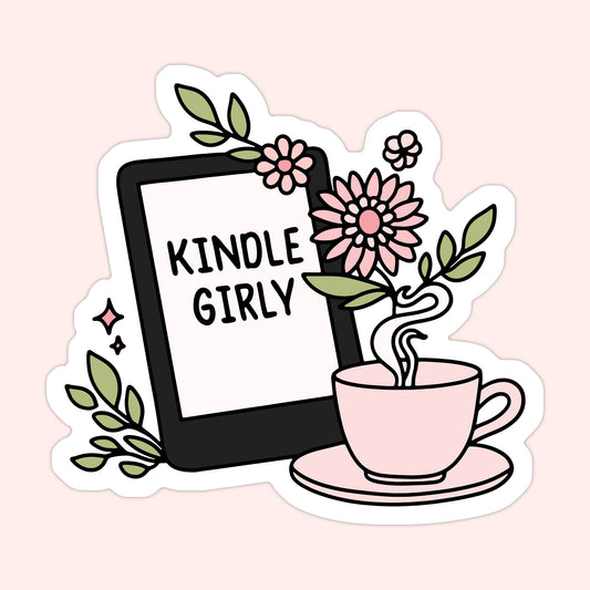 Kindle Girly Sticker