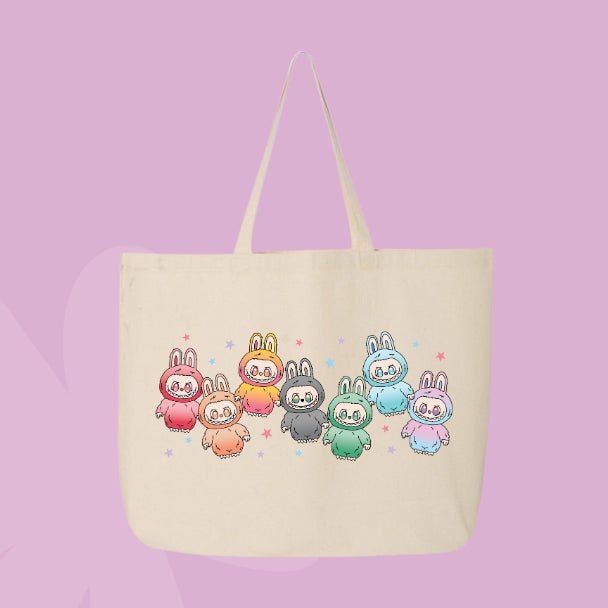 The Labubu Rainbow Cuties Tote 🐰✨