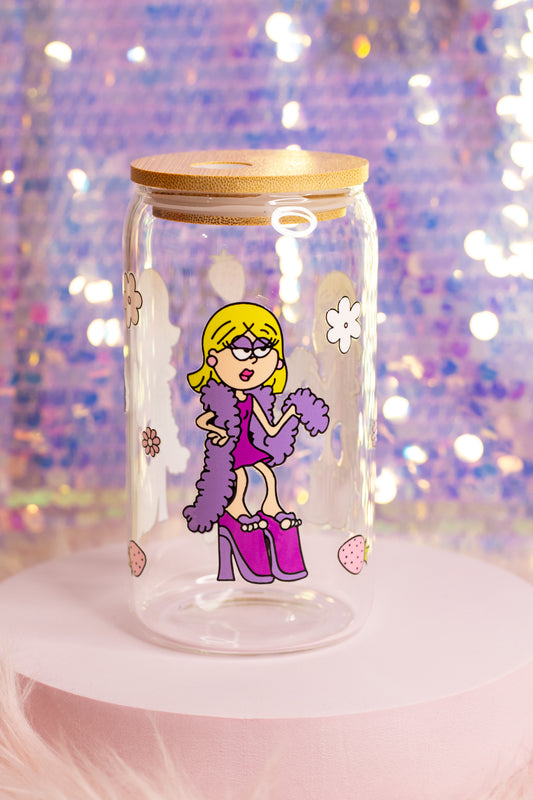 Lizzie Glass Tumbler 🌸✨