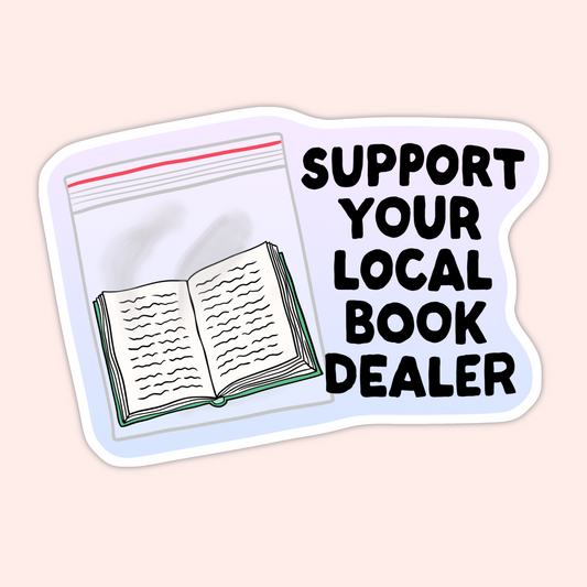 Support Your Local Book Dealer Sticker