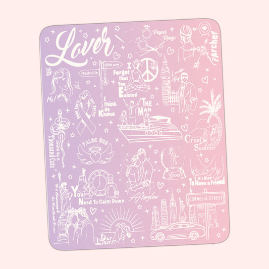 Romantic ‘Lover’ Album Tribute Print