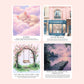 Clear laminate sticker collection featuring song-inspired art print designs for the Midnights era, including Karma, Dear Reader, You’re On Your Own, Kid, Would’ve Could’ve Should’ve, Bejeweled, High Infidelity, Snow On The Beach, and You’re Losing Me.