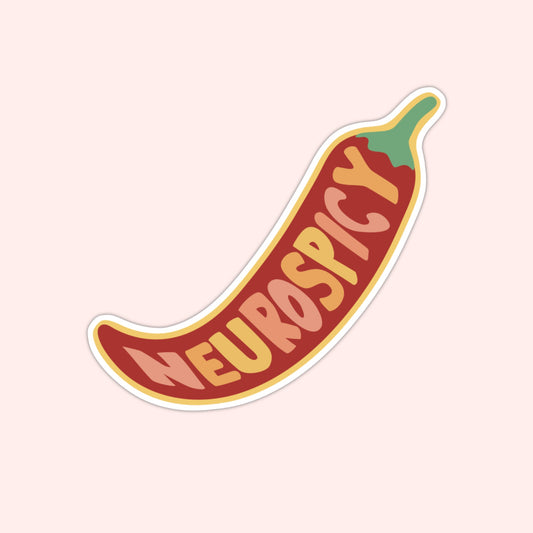 Neurospicy Hot Pepper Sticker
