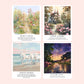 Shop Taylor Swift-inspired clear laminate song stickers featuring dreamy designs from Debut, Fearless, Speak Now, and Red album eras. Each sticker is sold individually.