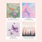 Shop Taylor Swift-inspired clear laminate song stickers featuring dreamy designs from Debut, Fearless, Speak Now, and Red album eras. Each sticker is sold individually.