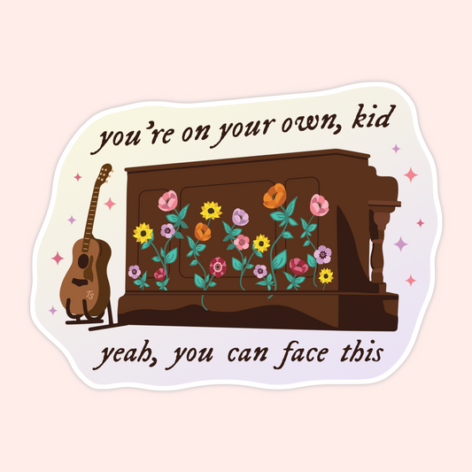 On Your Own Kid Sticker