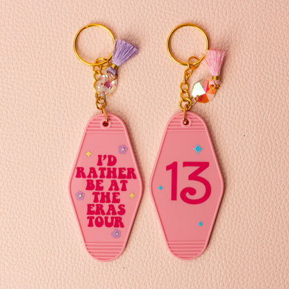 Swiftie Style: 'Eras Tour' Keychain with Crystal Tassel