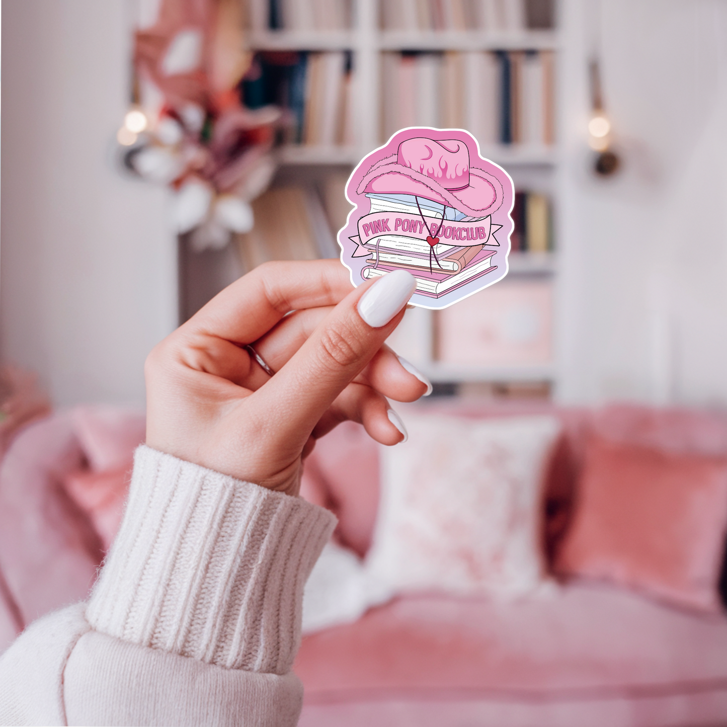 Pink Pony Bookclub Sticker