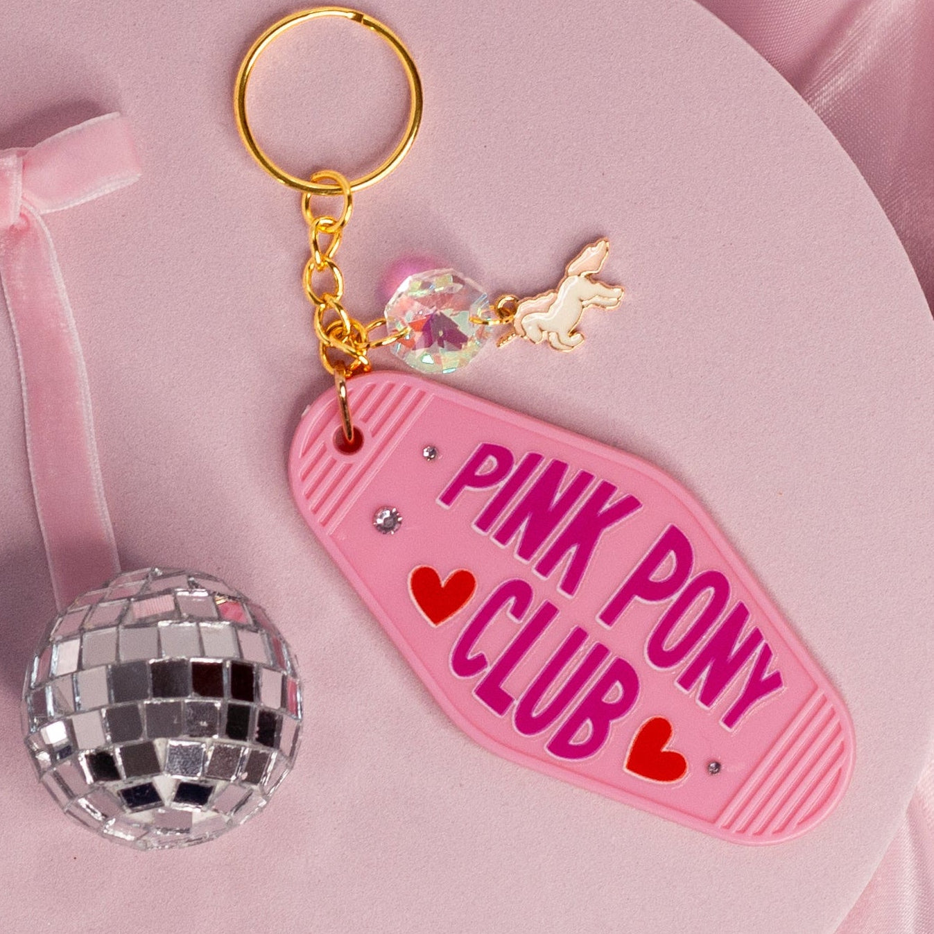 Pink Pony Club Keychain 🦄💖