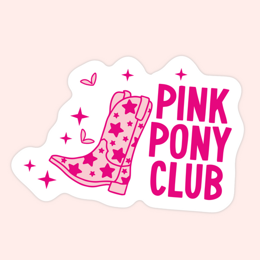 Pink Pony Club Sticker