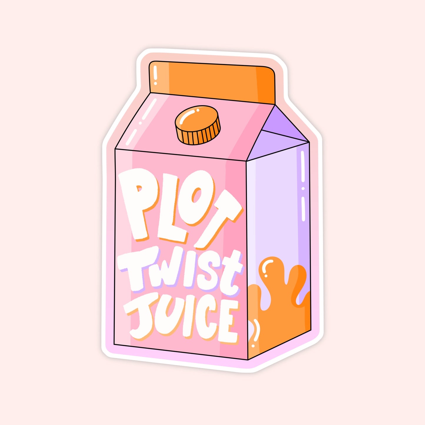 Plot Twist Juice Sticker