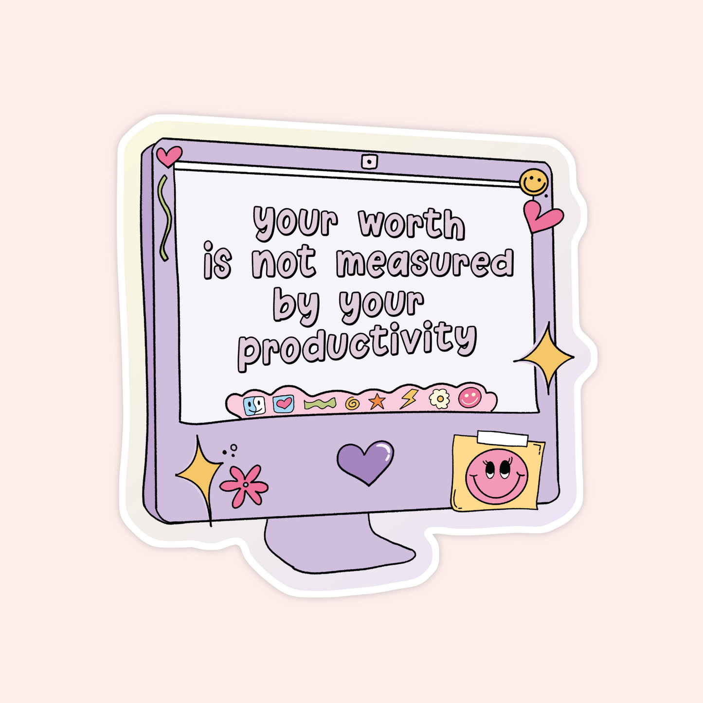 Productivity Self Love Sticker