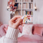 Romance Girlie Keychain Sticker