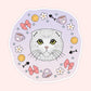 Scottish Fold & Fluffy Cat Stickers