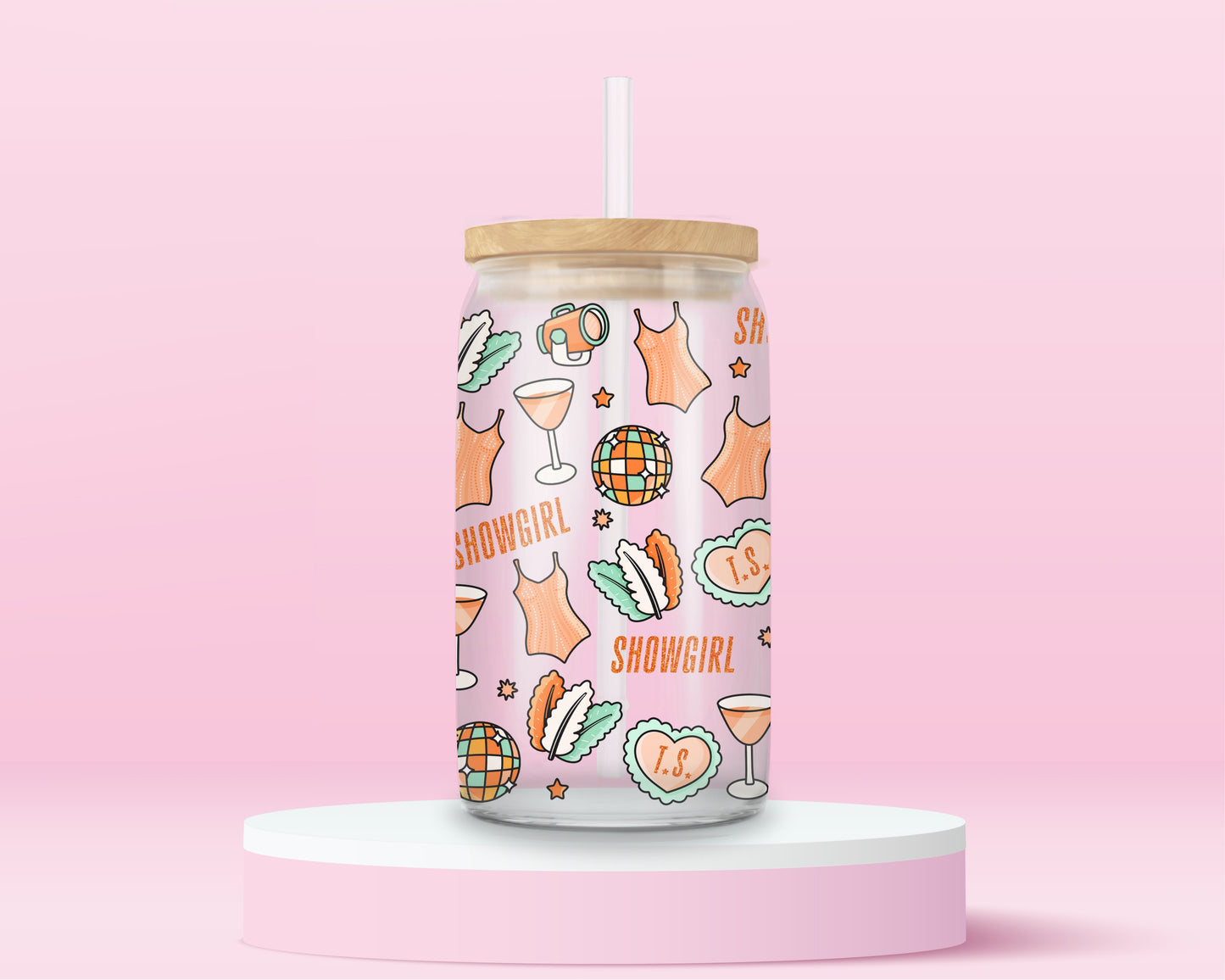 Showgirl Glass Tumbler 💃✨