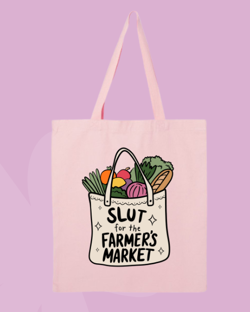 Slut for the Farmer’s Market Tote 🥕✨