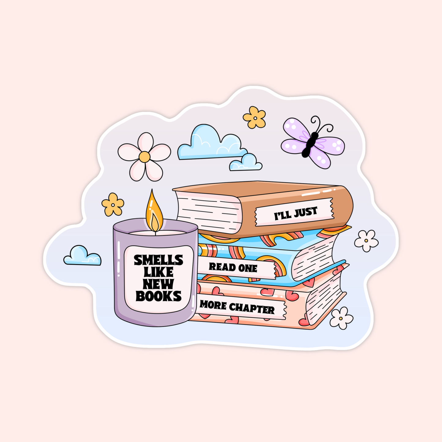 Smells Like New Books Sticker