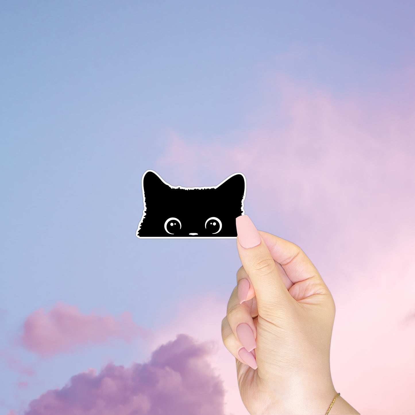Vinyl Sticker - Curious Kitten
