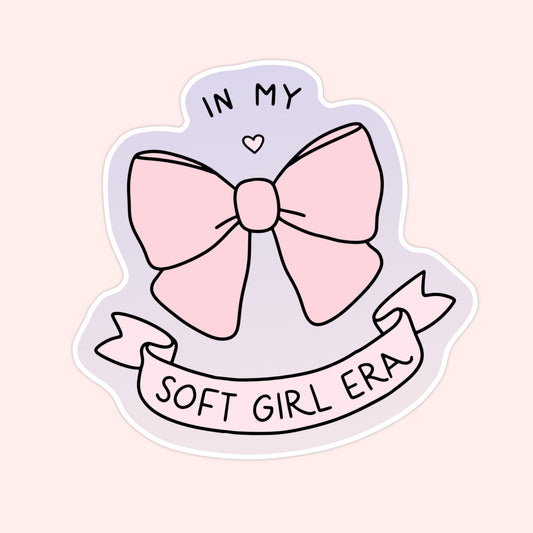 Soft Girl Vibes Sticker