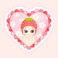Strawberry Cutie Heart Sticker