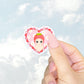Strawberry Cutie Heart Sticker