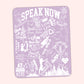 ‘Speak Now’ Magical Tribute Print