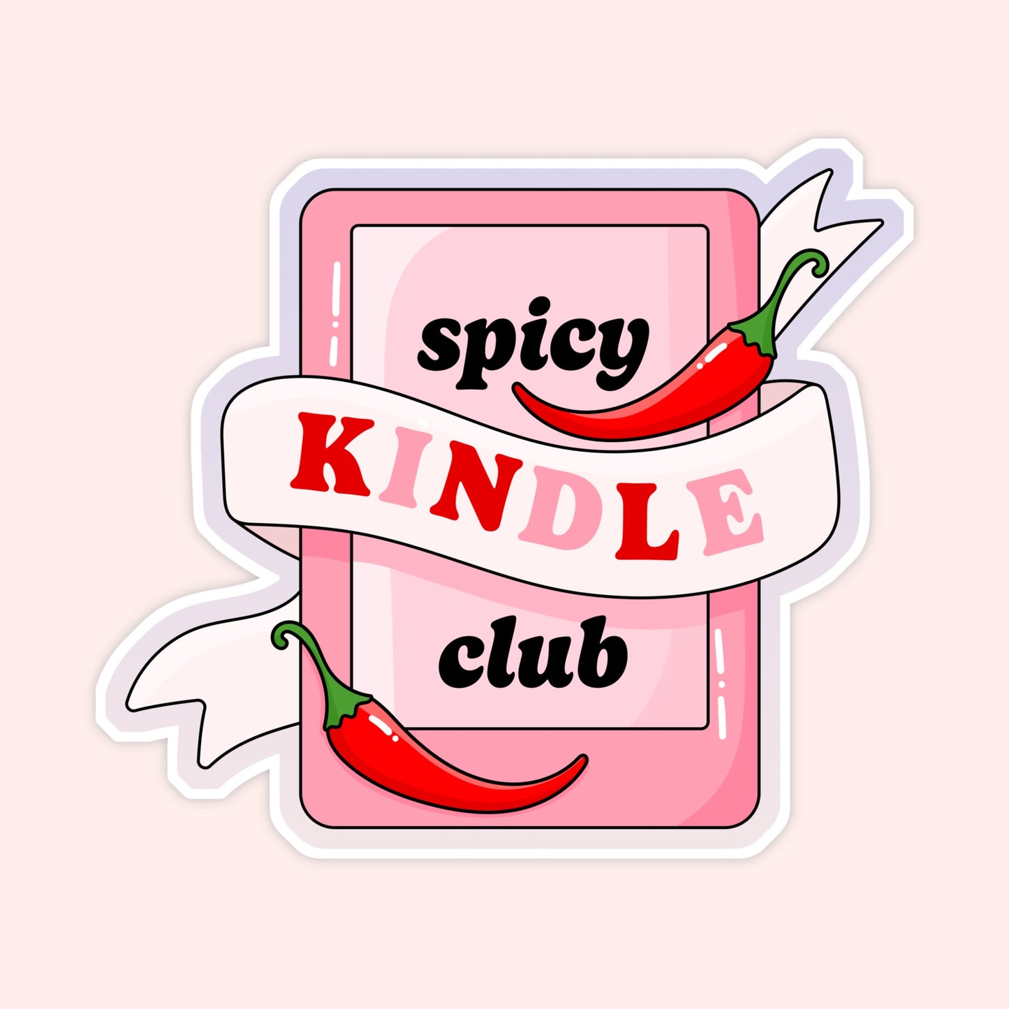 Spicy Kindle Club Sticker