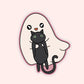Spooky Friends Cute Ghost Sticker