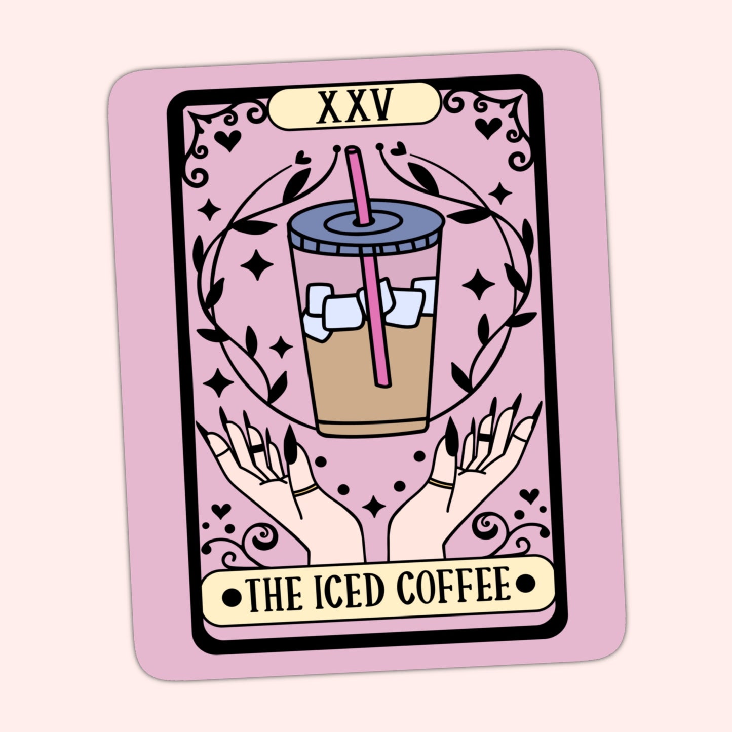 Iced Coffee Bliss: Sip & Tarot