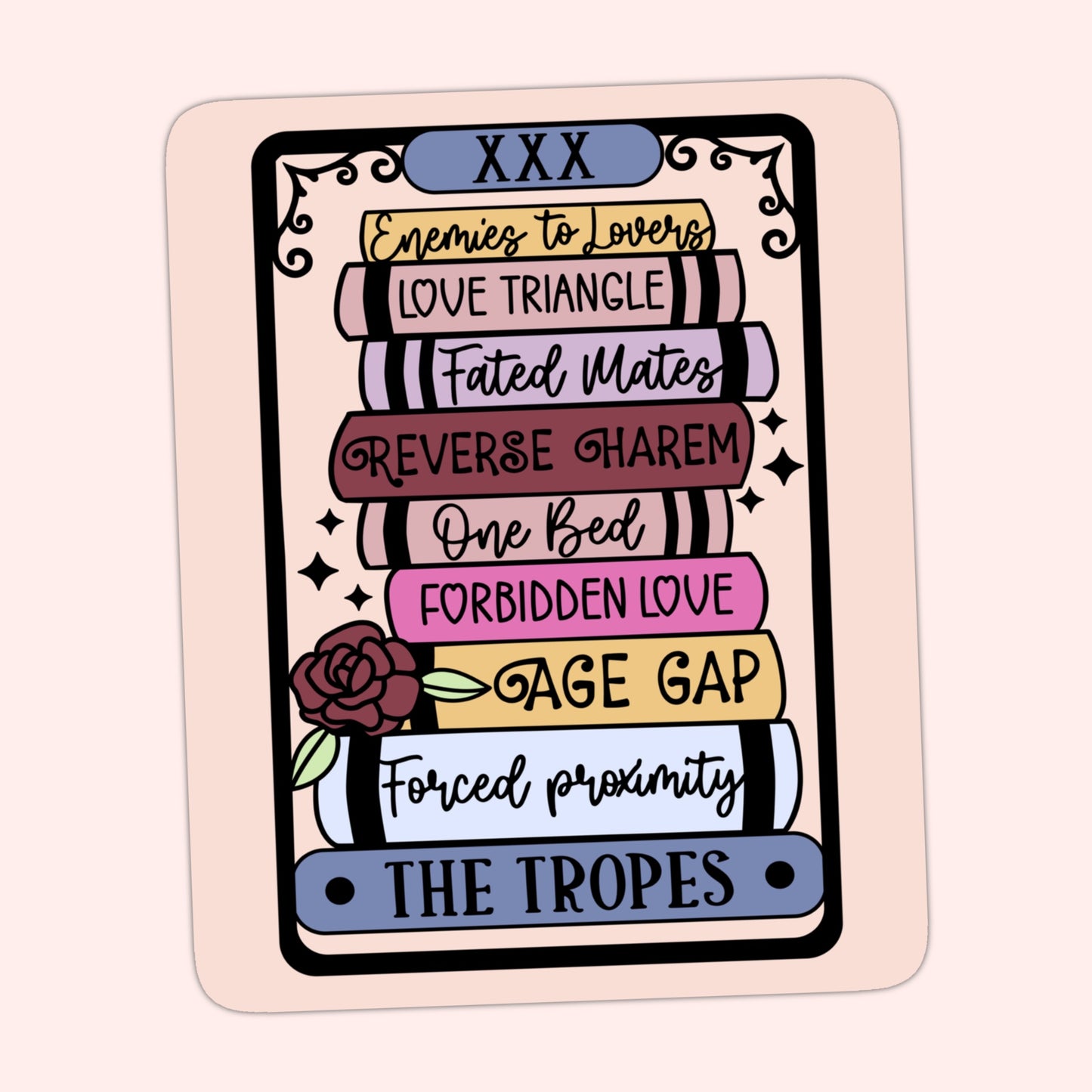 Tarot Card Print - The Tropes: Romance Galore