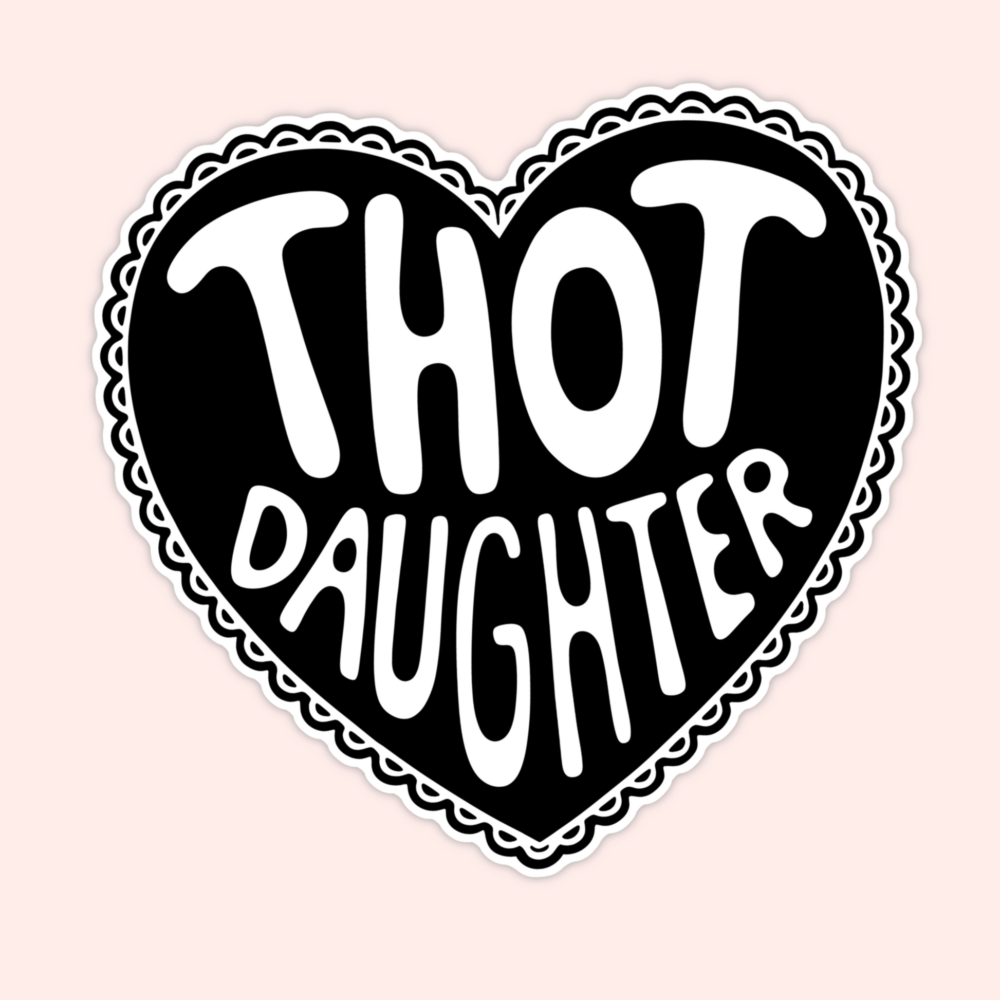 bold statement heart vinyl stickers with queer and feminist phrases