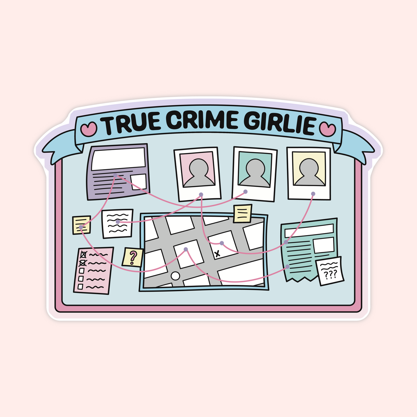 True Crime Girlie Sticker