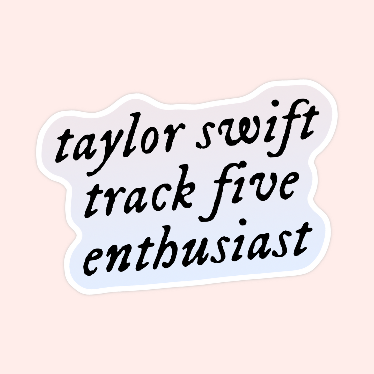 Track Five Enthusiast Sticker