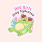 Tired Girl Vinyl Sticker Collection