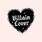 villain lover sticker black heart barbed wire dark romance