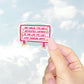 Absolutely Capable Girlie Sticker