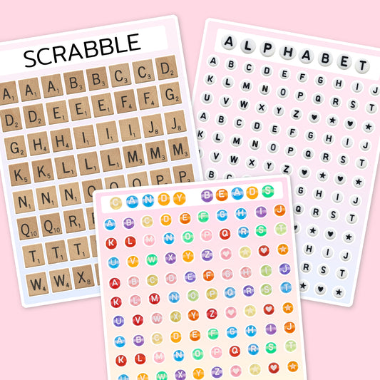 Alphabet Sticker Sheets 🔤✨