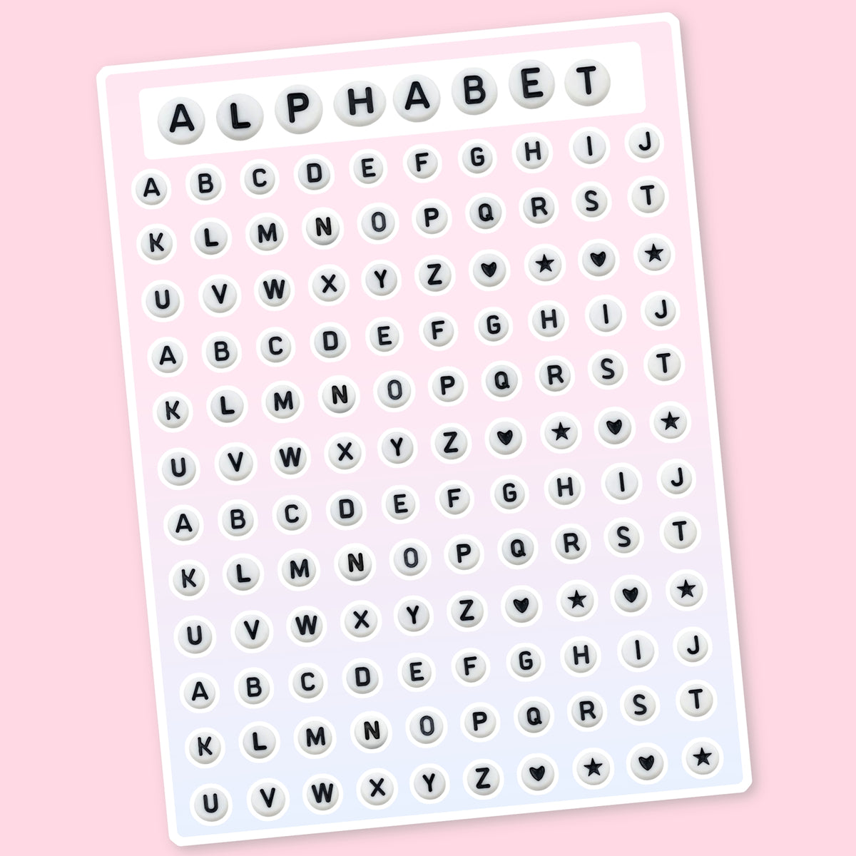 Alphabet Sticker Sheets 🔤✨