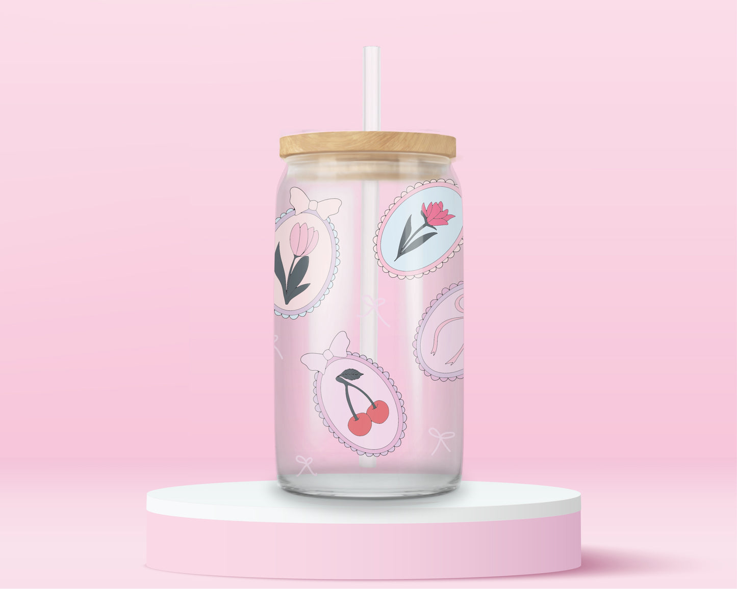 Coquette Cameo Tumbler 🎀🌸